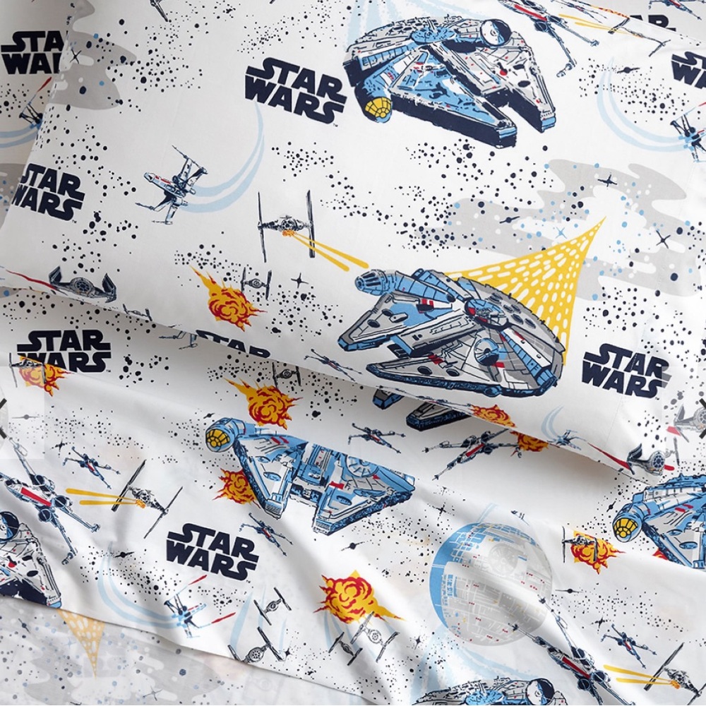 Pottery Barn Kids Millenium Falcon Sheet Set